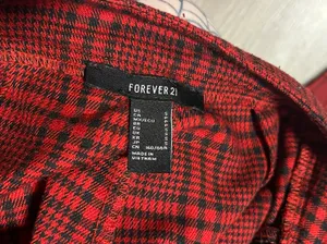 Forever 21 Red Plaid Pants thumbnail 2
