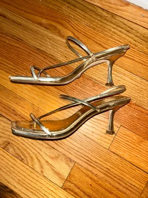 Steve Madden Strappy Gold Heels thumbnail 4