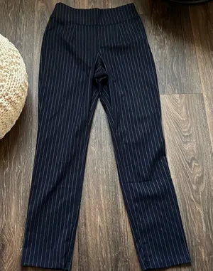 Good American Stripped Pants thumbnail 1
