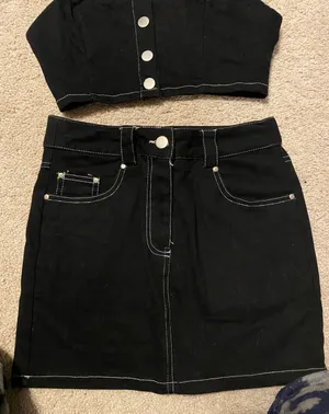 2 Piece Matching Set Black thumbnail 2