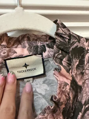 TUCKERNUCK Tate Dress in Lilac Pink Toile thumbnail 6