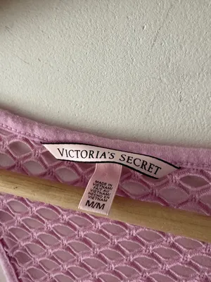 Victoria’s Secret Open Knit Pink Swim Cover Up thumbnail 5