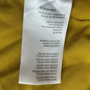 Free People‎ Gabbie Trousers Pants Slacks Mustard Yellow Size 8 thumbnail 8