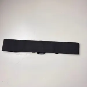 Black Croc-Embossed Stretch Buckle BeltFashion Accessory Sz S thumbnail 5