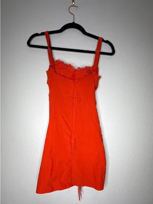 White Fox Wanting More Sexy Ruched Mini Dress Chili Red XS thumbnail 5