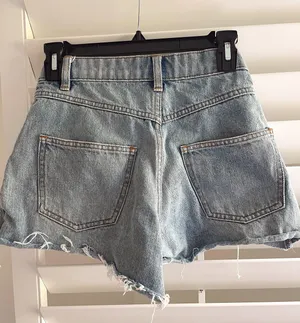 Topshop Mom Jean Shorts thumbnail 1