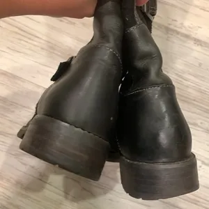Ariat black leather/suede riding boots size 7 thumbnail 6