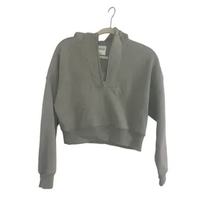 ✨Abercrombie and Fitch Sunday Half-Zip Green in Sz XXS Hoodie✨ thumbnail 4