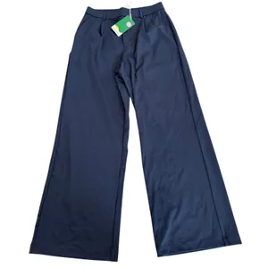 Halara High Waist Straight Leg Work Pants Stretch Comfort Midnight Blue L Reg thumbnail 3