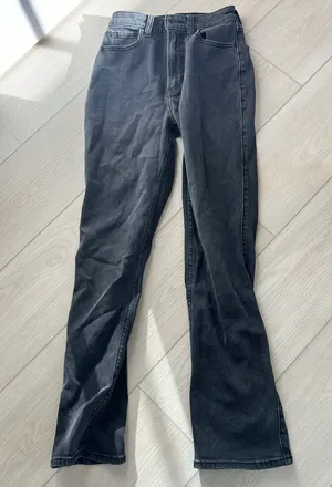 Hollister black straight leg jeans thumbnail 1