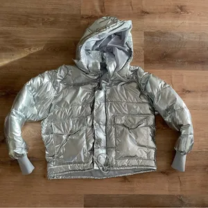 NWT: Pistola Shazia Metallic Puffer Jacket thumbnail 2