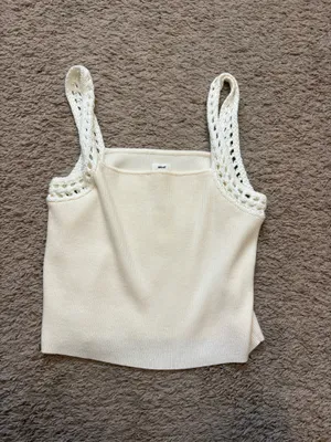 Aerie Crochet Sweater Tank top thumbnail 2