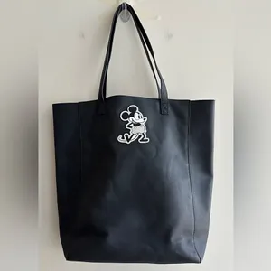 Disney Store Mickey Mouse Greyscale Tote Bag, Women’s Disney Collection Tote thumbnail 4