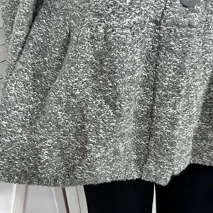 Willi Smith Marled Peplum Wool Blend‎ Cardigan Sweater Grey XL thumbnail 6