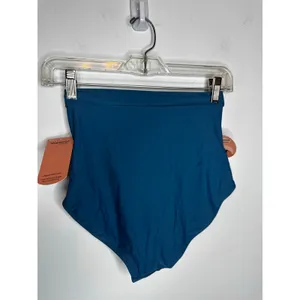 Shapermint Essentials High Waisted Control Bikini Bottom Blue Size S NWT thumbnail 8