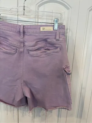 Special a purple cargo jean shorts size medium thumbnail 6