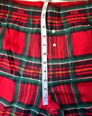Victoria’s Secret PINK Pajama Pants Red Tartan Plaid Sleepwear thumbnail 9
