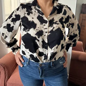 Cowprint Pearl Snap Size M thumbnail 1