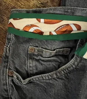 Handmade | Green Bay Packers Denim Purse. thumbnail 7