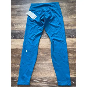 Lululemon Wunder Train High Rise 28” Hawaiian Blue Size 12 NWT thumbnail 3
