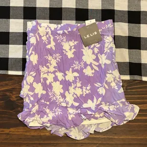 Le Lis Floral Purple and White Skirt medium wrap new thumbnail 4