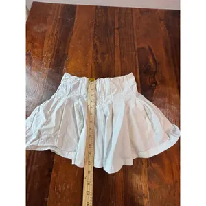 Altar'd State White‎ Pleated Mini Skort High Waisted H1373W016JI Size S thumbnail 6