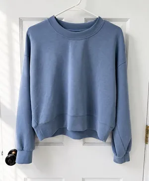 Lululemon softstreme blue crewneck sweatshirt 4 thumbnail 1