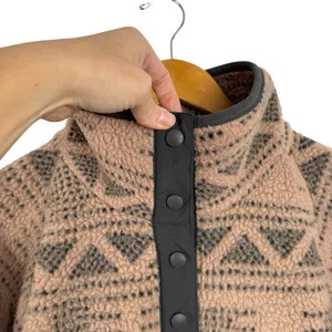 Carhartt T Snap Fleece Sweatshirt Desert Taupe Aztec Women’s XXXL OJ4991-W Pink thumbnail 9