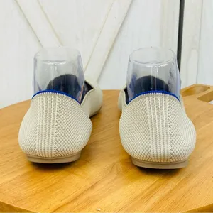 Rothy's The Loafer Linen Double Stich Slip‎ On Flats Shoe Tan 11 thumbnail 6