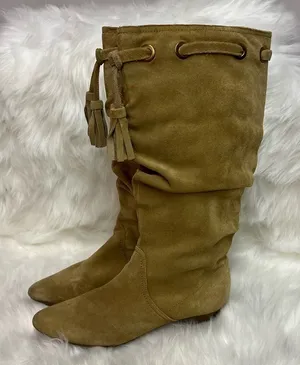 Arturo Chiang Slouch Boots Size‎ 8 Suede BIN 18 thumbnail 1