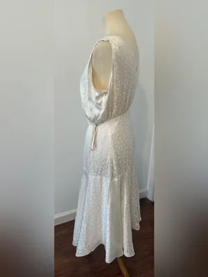 THE KOOPLES Jacquard Polka Dot Wrap Midi Cockatail Dress Size 1 US Small *Read* thumbnail 5