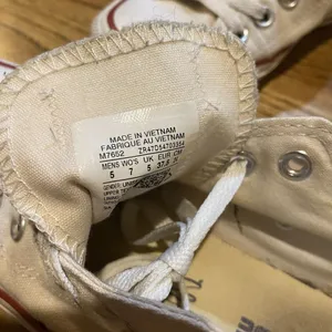 Converse All Star White Canvas Low Lace-Up‎ Unisex Sz M5/W7 thumbnail 7