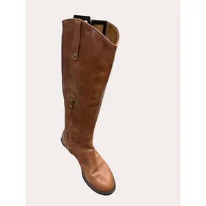 Halogen Ken Brown women’s brown leather knee boots equestrian size 5.5 SKU 6169 thumbnail 11