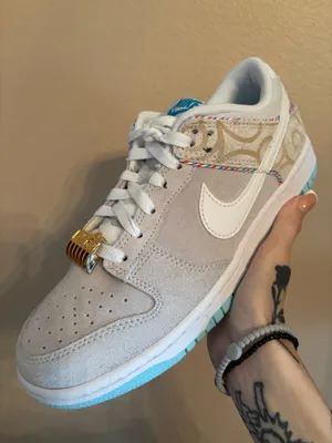Nike Dunk Low SE 'Barber Shop - Grey' thumbnail 1