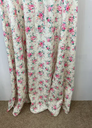 Floral Puff Sleeve Maxi Dress thumbnail 5
