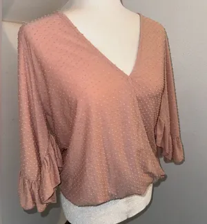 Buckle Pink Blouse thumbnail 1
