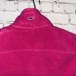 Vineyard Vines Pink Fleece Vest Womens Small Full Zip‎ Sherpa Preppy Outdoor thumbnail 4