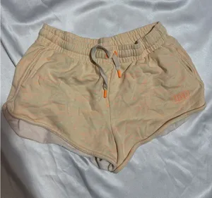 UGG Peach-Orange Tie-Dye Athletic Lounge Shorts thumbnail 1