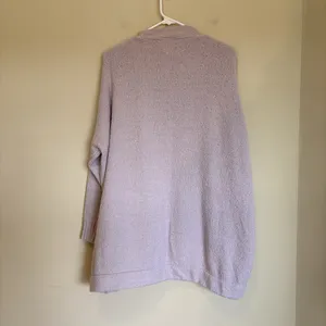 Rita Row‎ Amapola Spain Boucle Cardigan Lavendar Womens Oversized XS thumbnail 6