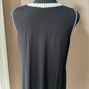 Max Studio Women’s Black Dress with Cream Accents thumbnail 4