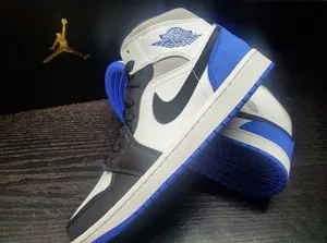 🆕 Nike Air Jordan 1 Royal Black Toe special edition thumbnail 1
