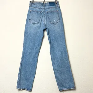 Abercrombie & Fitch 90s Ultra High Rise Straight Jeans thumbnail 3