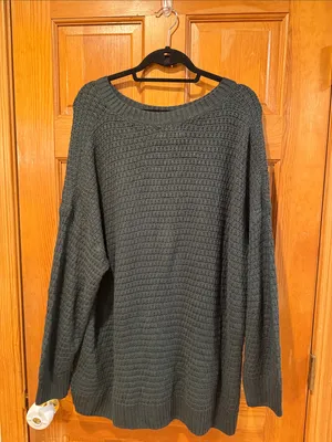 NWT Old Navy dark green tunic length sweater size xxl. thumbnail 7