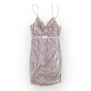 Revolve Saints + Secrets Rose Gold Sequined‎ Mini Dress Size S thumbnail 7