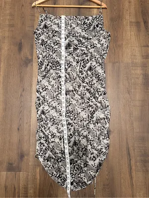 Free‎ People Day To Night Ruched Side All Over Animal Print Slip Dress Small thumbnail 7