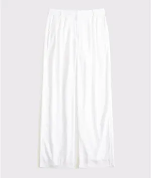 Abercrombie White Linen Pants thumbnail 4