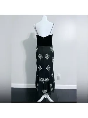 Adrianna Papell Beaded Cocktail Party Midi Dress thumbnail 3