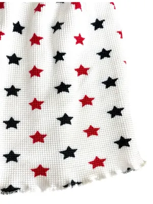 Like New BEACH RIOT Bay Thermal Sleep Set Americana Star Pattern Size Small thumbnail 6