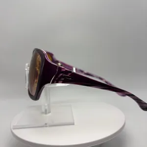 Oakley Unfaithful Purple Tiger Print Oversized Gradient Sunglasses thumbnail 3