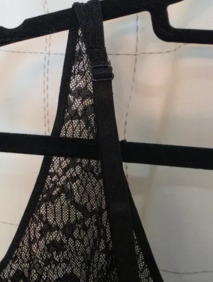 Free People Tameeka Underwire Bra in Black thumbnail 7